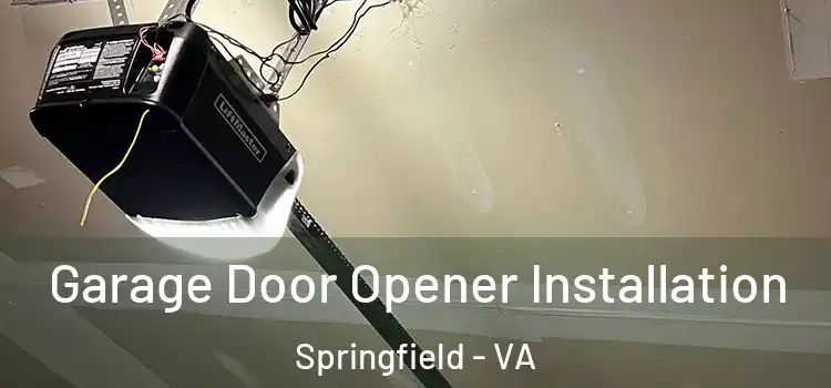 Garage Door Opener Installation Springfield - VA