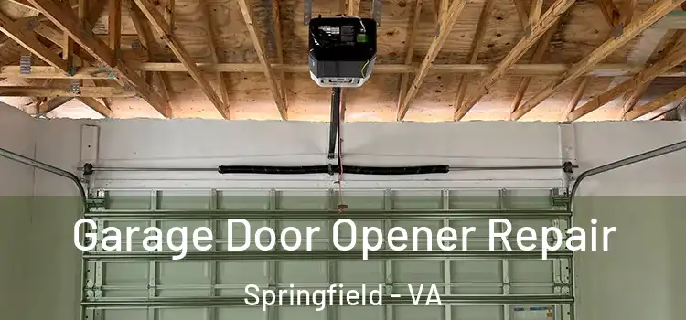  Garage Door Opener Repair Springfield - VA